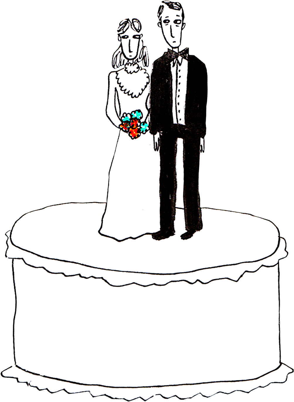 Married Couple Image Society Says - Cartoon (1500x1500), Png Download