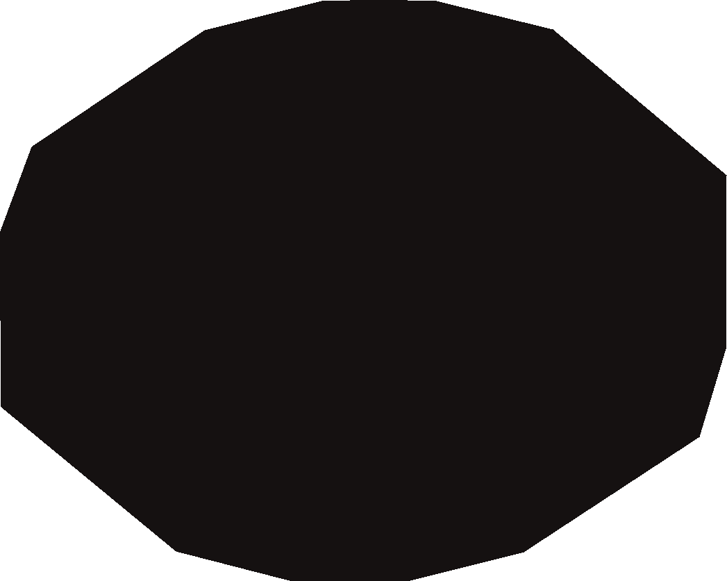 Punto Negro Grande Simbolo (1047x837), Png Download