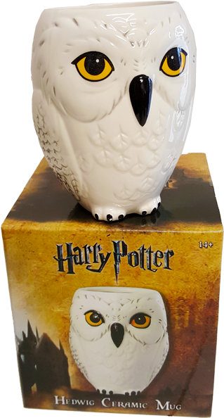 Hedwig 3d Mug - Harry Potter And The Deathly (600x600), Png Download