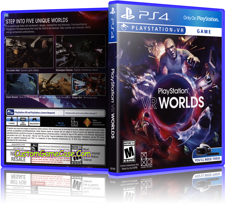 Playstation Vr Worlds - Playstation Vr Worlds Ps4 (800x685), Png Download