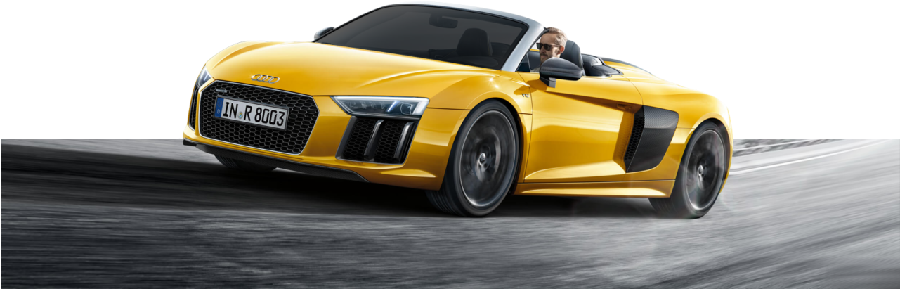 Audi R8 Spyder - Audi R8 Katalog (1280x427), Png Download