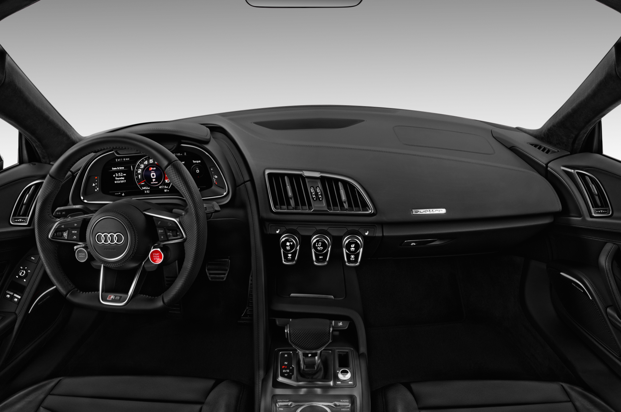 22 - - Black Audi R8 (2048x1360), Png Download
