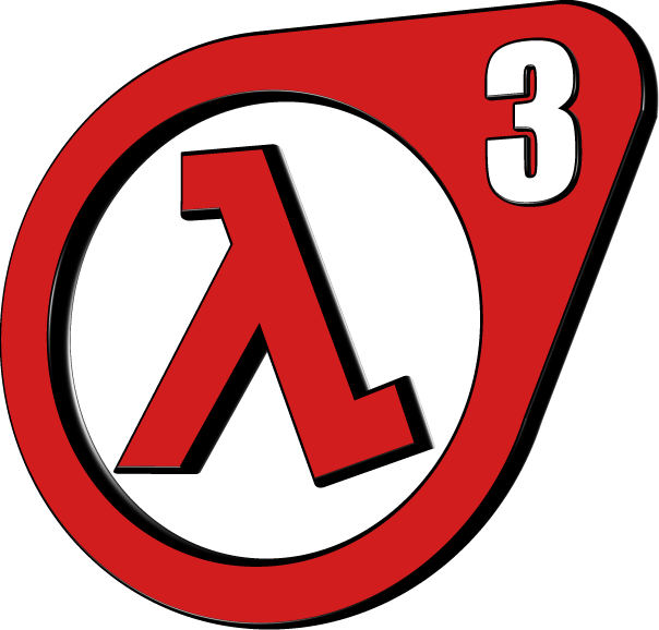 Half Life 3 Logo Png - Half Life Logo Red (604x578), Png Download