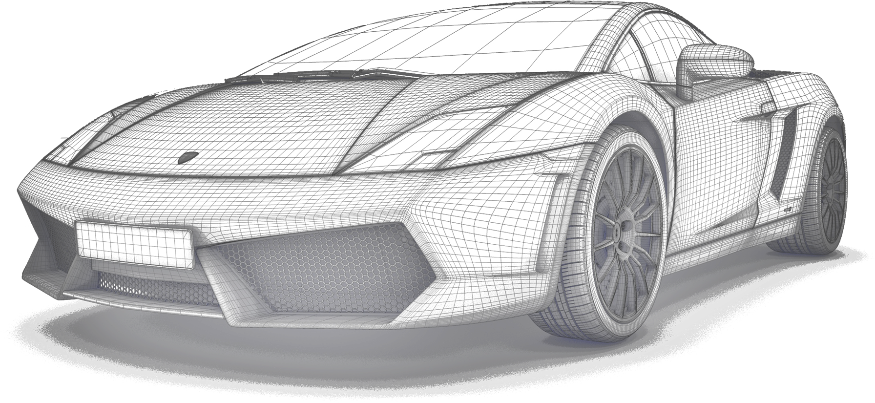 Car Placeholder Image - Lamborghini Gallardo (2000x1431), Png Download