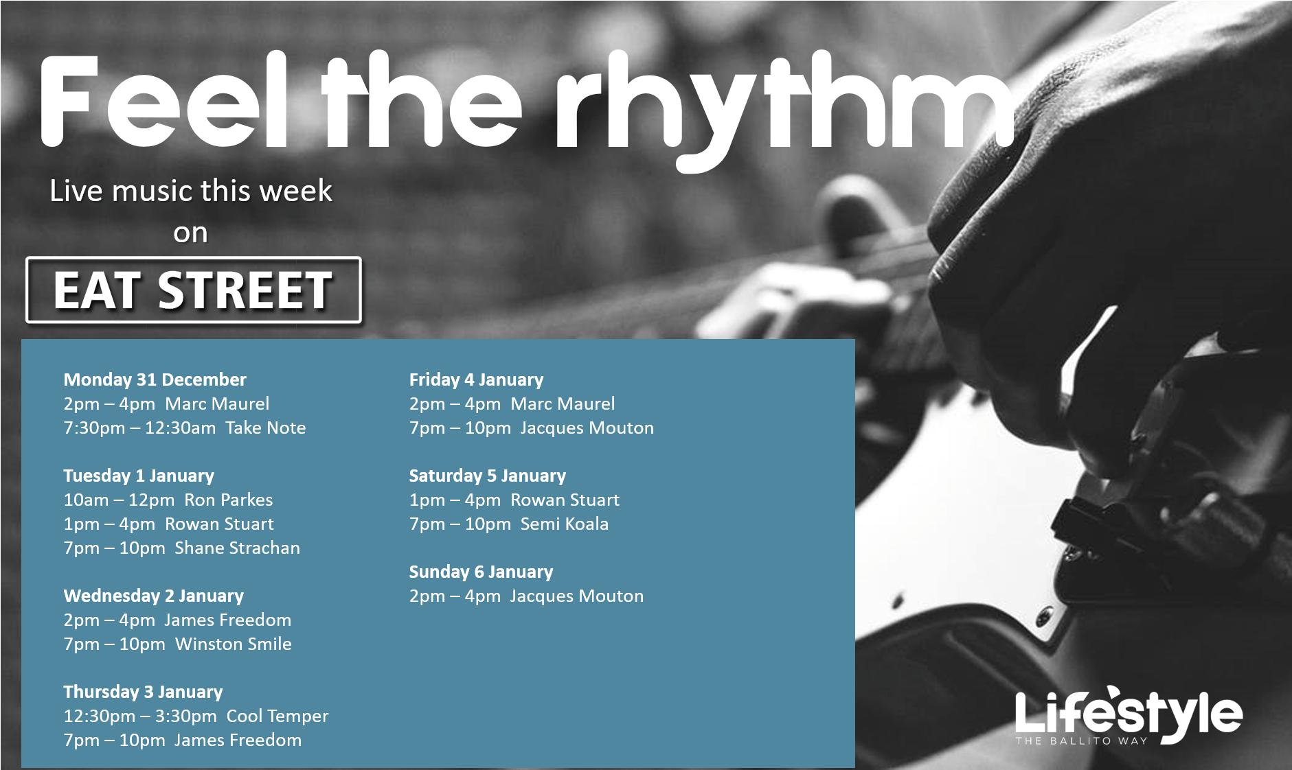 Good Vibes Only 31st December 6th January - Poster (1964x1306), Png Download