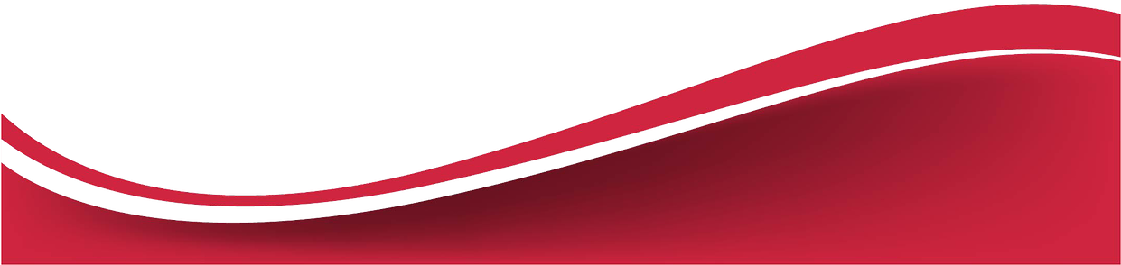 Bottom Half Red Wave - Slope (1240x570), Png Download