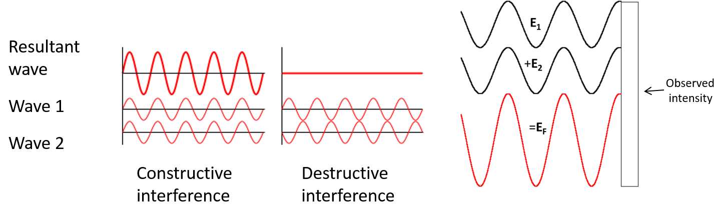 Interference Of Light - Diagram (1447x453), Png Download