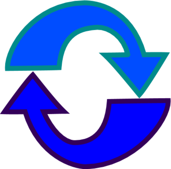 Refresh Button Clip Art - Arrow (600x594), Png Download