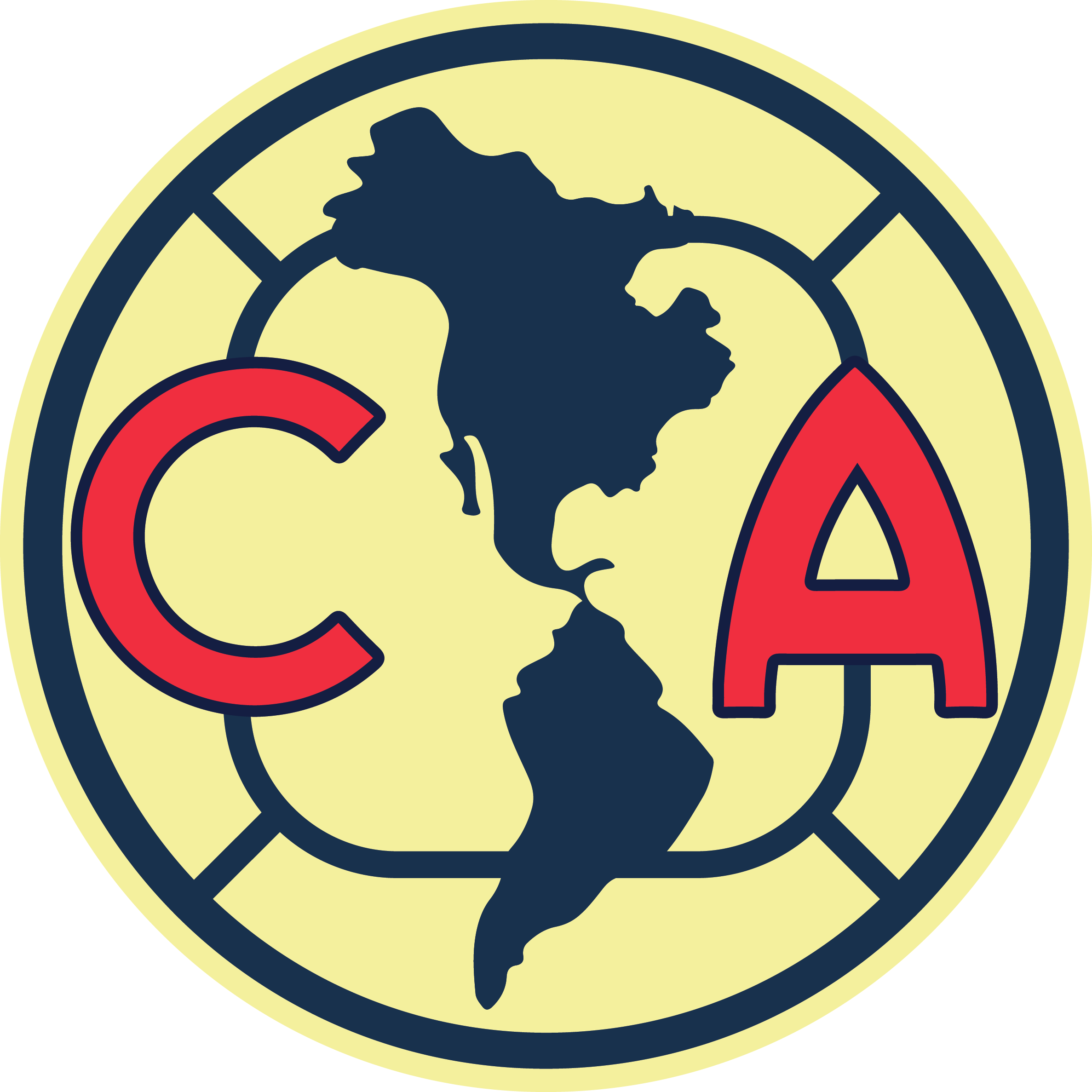 Download Hd Club America Logo Del America Transparent Png Image Nicepng Com