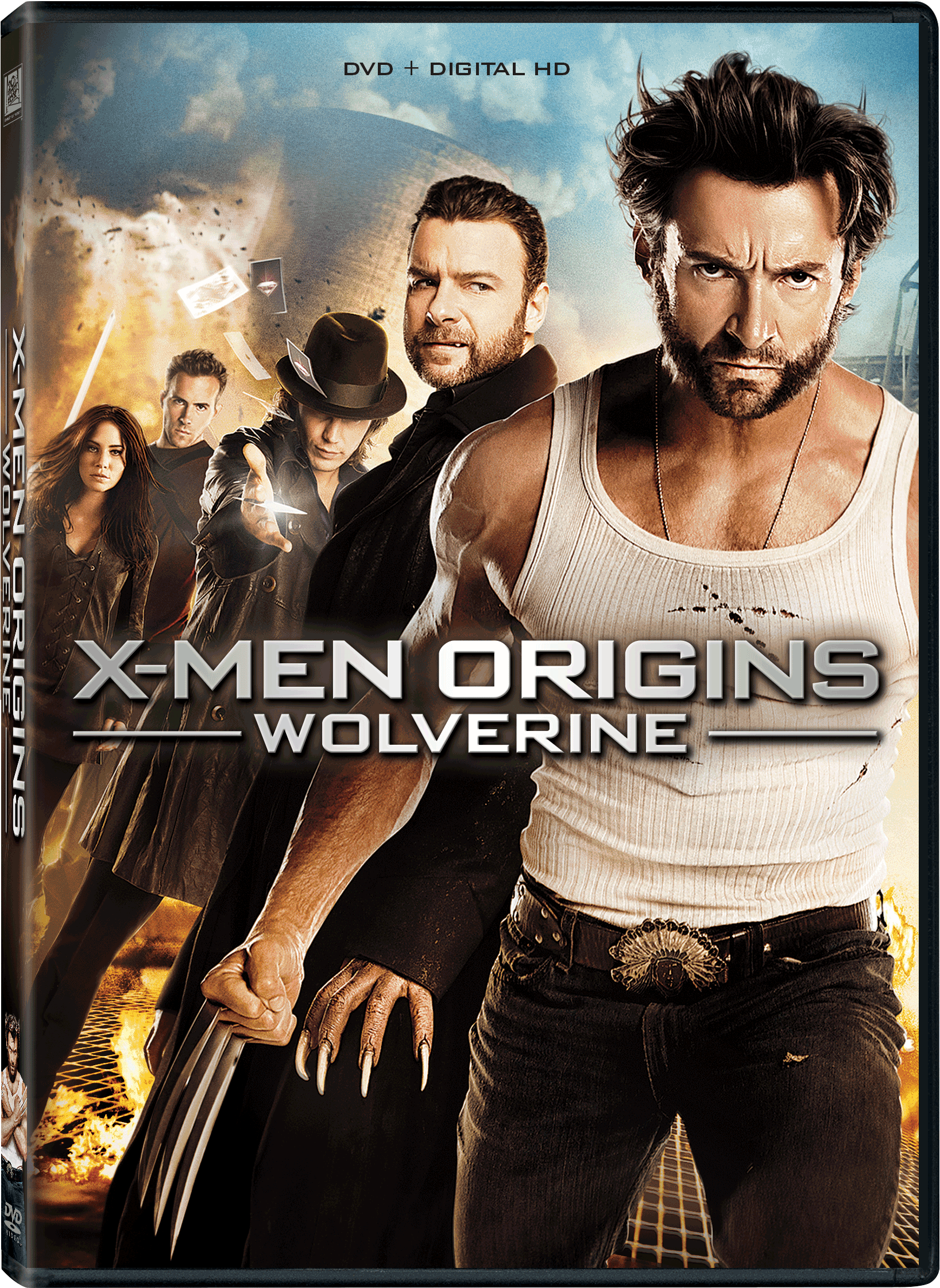 Dvd - X Men Origins Wolverine (1800x2400), Png Download