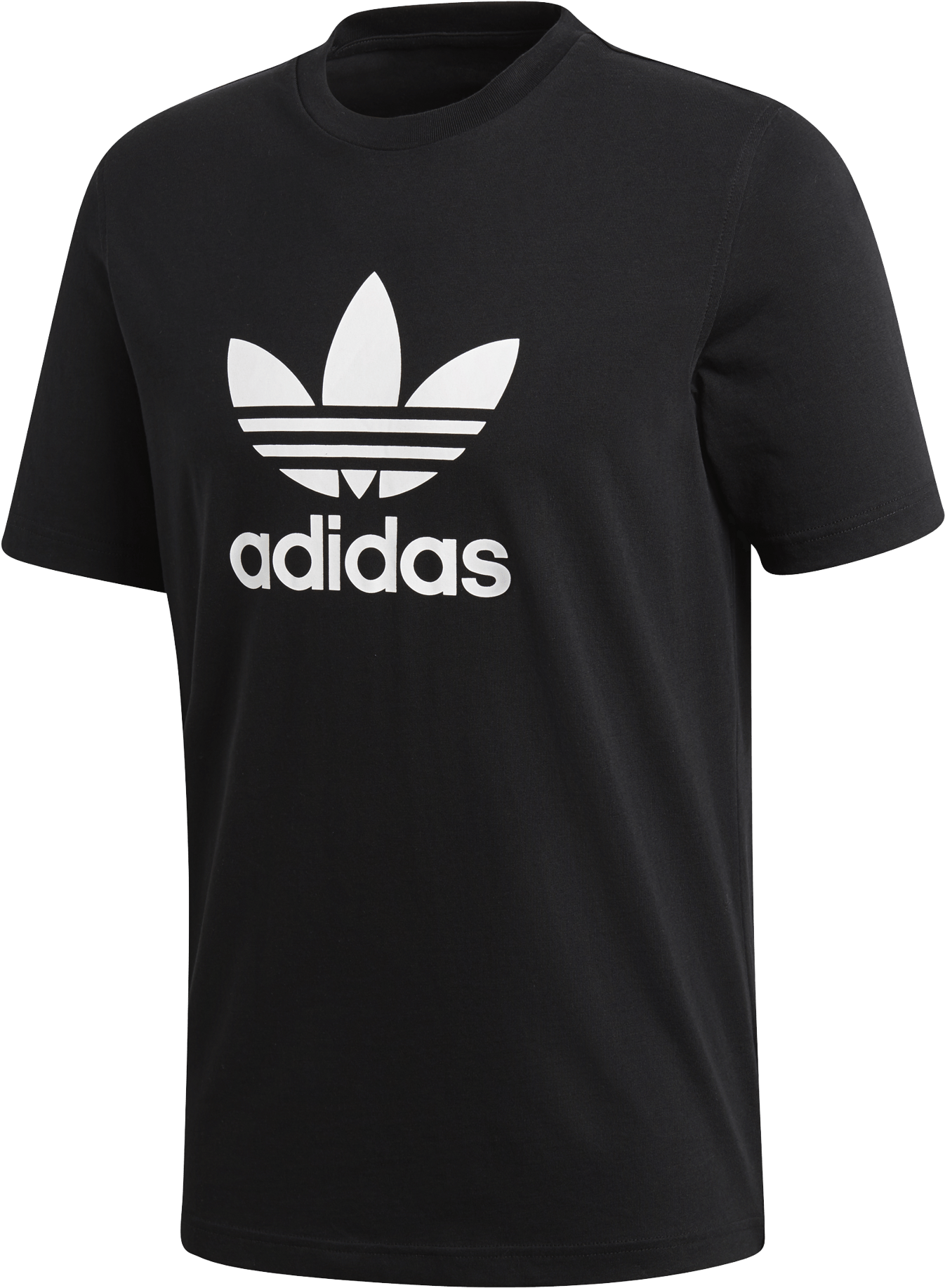 Adidas Originals Trefoil Tee Black - Teen Suicide Band Shirt (2000x2000), Png Download