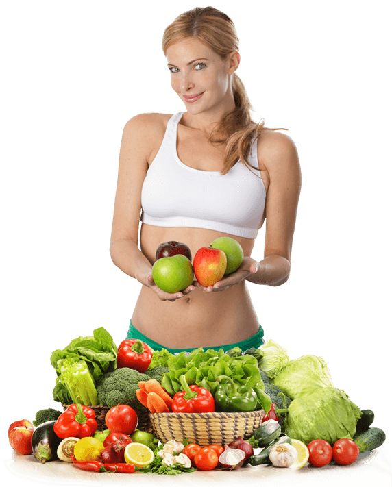 Girl Fruit Png (591x717), Png Download