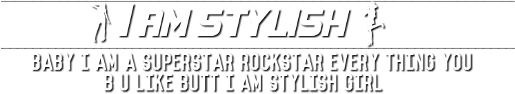 Imstylish I Am Stylish Mai Stylish Hoo Png For Boys - Document (1024x1024), Png Download