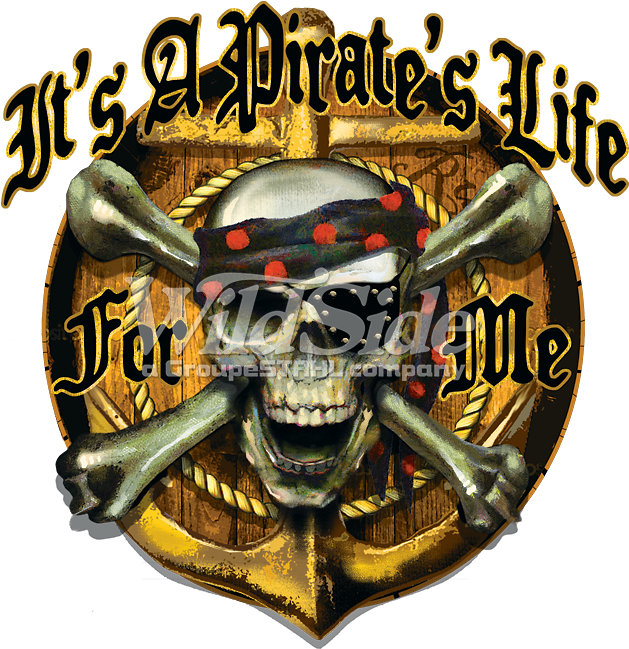 It's A Pirate's Life For Me - Poster (675x675), Png Download