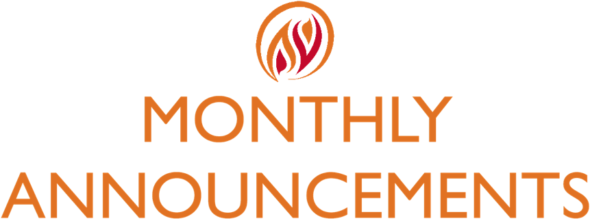 Monthly Announcements - Circle (900x347), Png Download