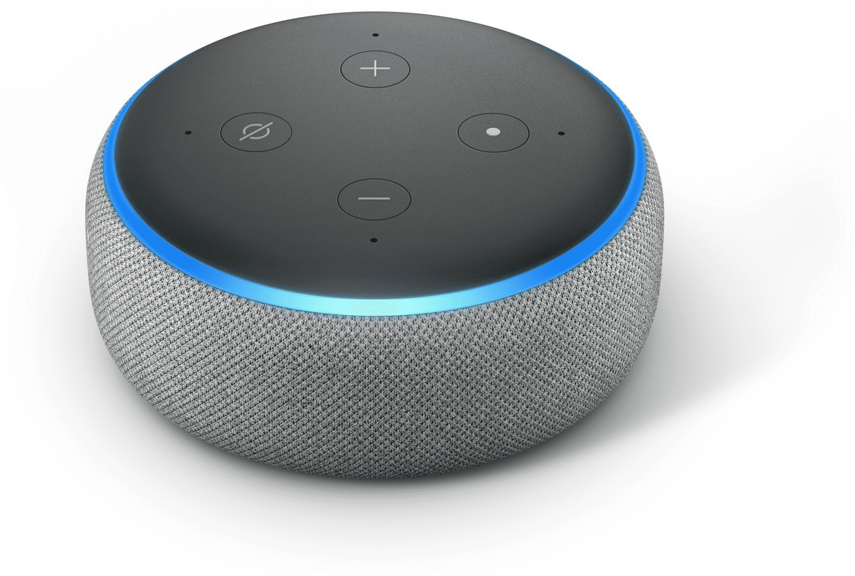 Just Gave Away Ariana Grande Tickets, Let's Do An Amazon - Amazon Echo Dot Heather Grey (1200x1200), Png Download