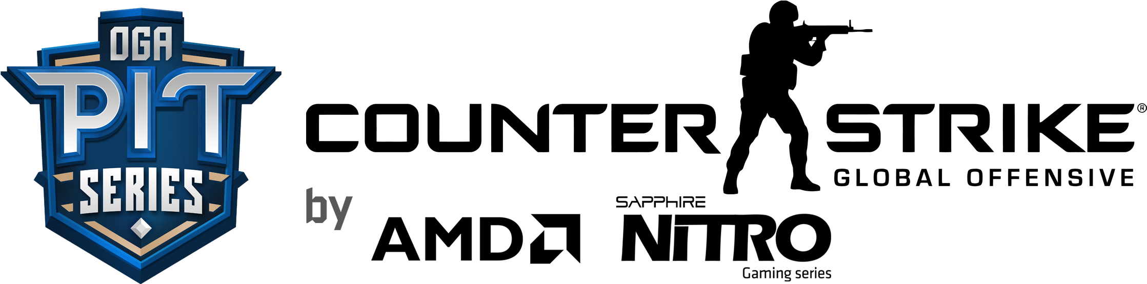 Oga Counter Pit - Silhouette (2500x700), Png Download