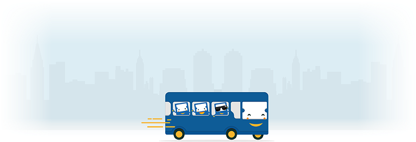 Bus (850x400), Png Download