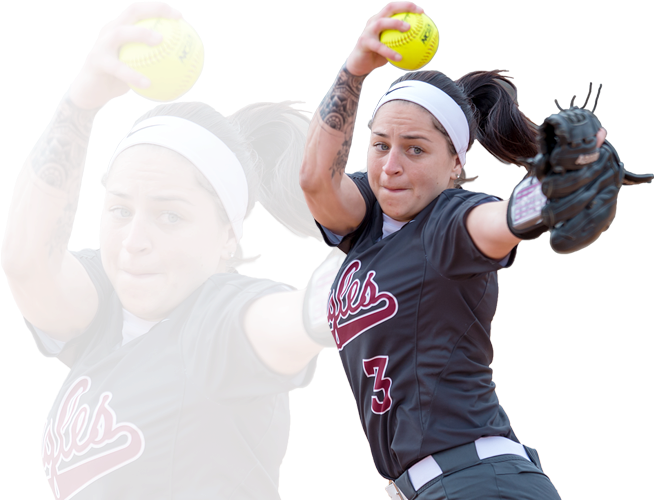 Courtney Mirabella - College Softball (660x500), Png Download