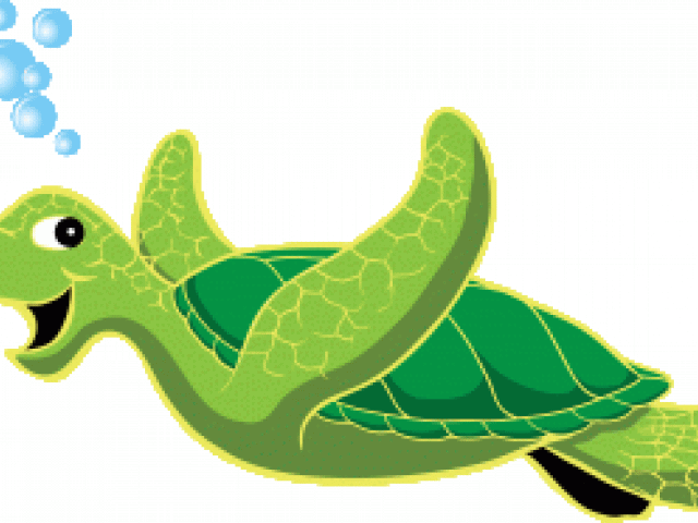 Sea Turtle Clipart Cartoonsea (640x480), Png Download