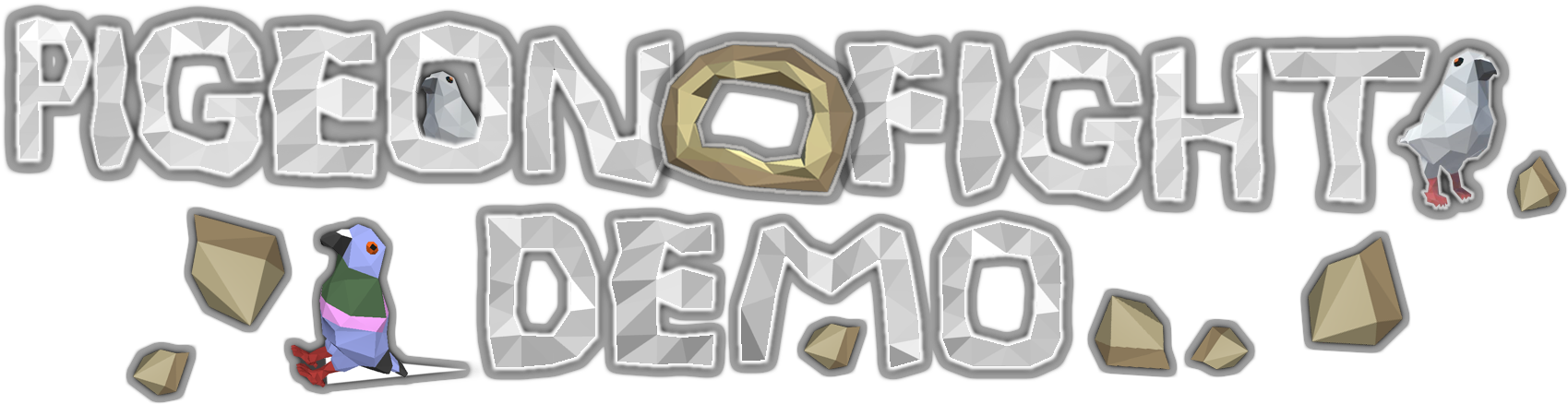 Demologo - Silver (1752x495), Png Download