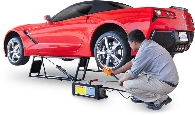 Quickjack Portable Car Lift - Car Jack Lift Portable (800x473), Png Download