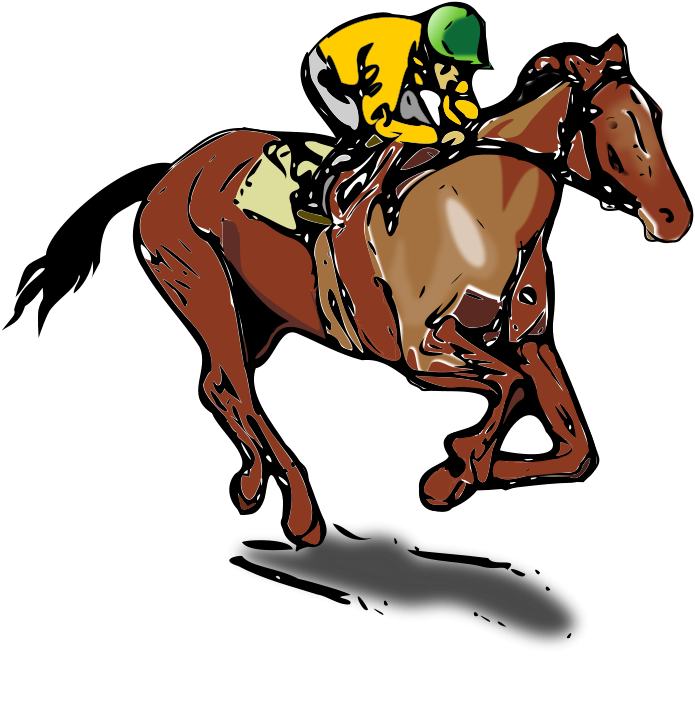 Svg Freeuse Download Clipart Race Horse - Horse Racing Transparent Clip Art (800x800), Png Download