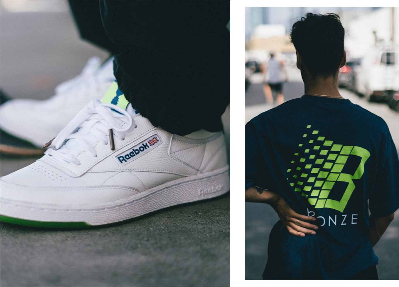 While The Reebok 'union Jack' Logo Looks Right At Home - Reebok Bronze (1600x1068), Png Download