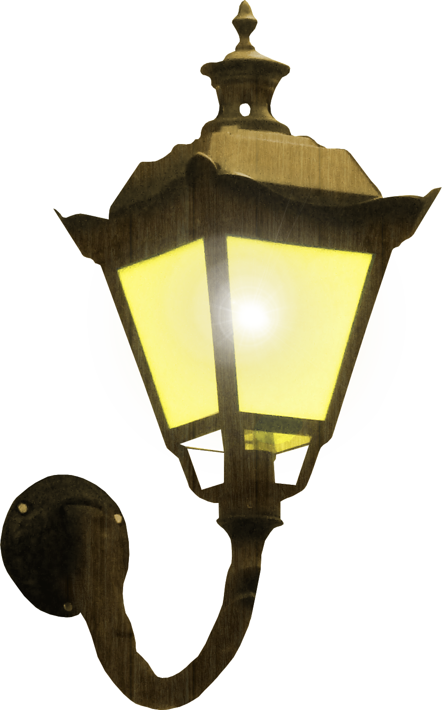 Streetlight Light Street Fixture Lantern Free Download - Eski Sokak Lambası Png (898x1444), Png Download