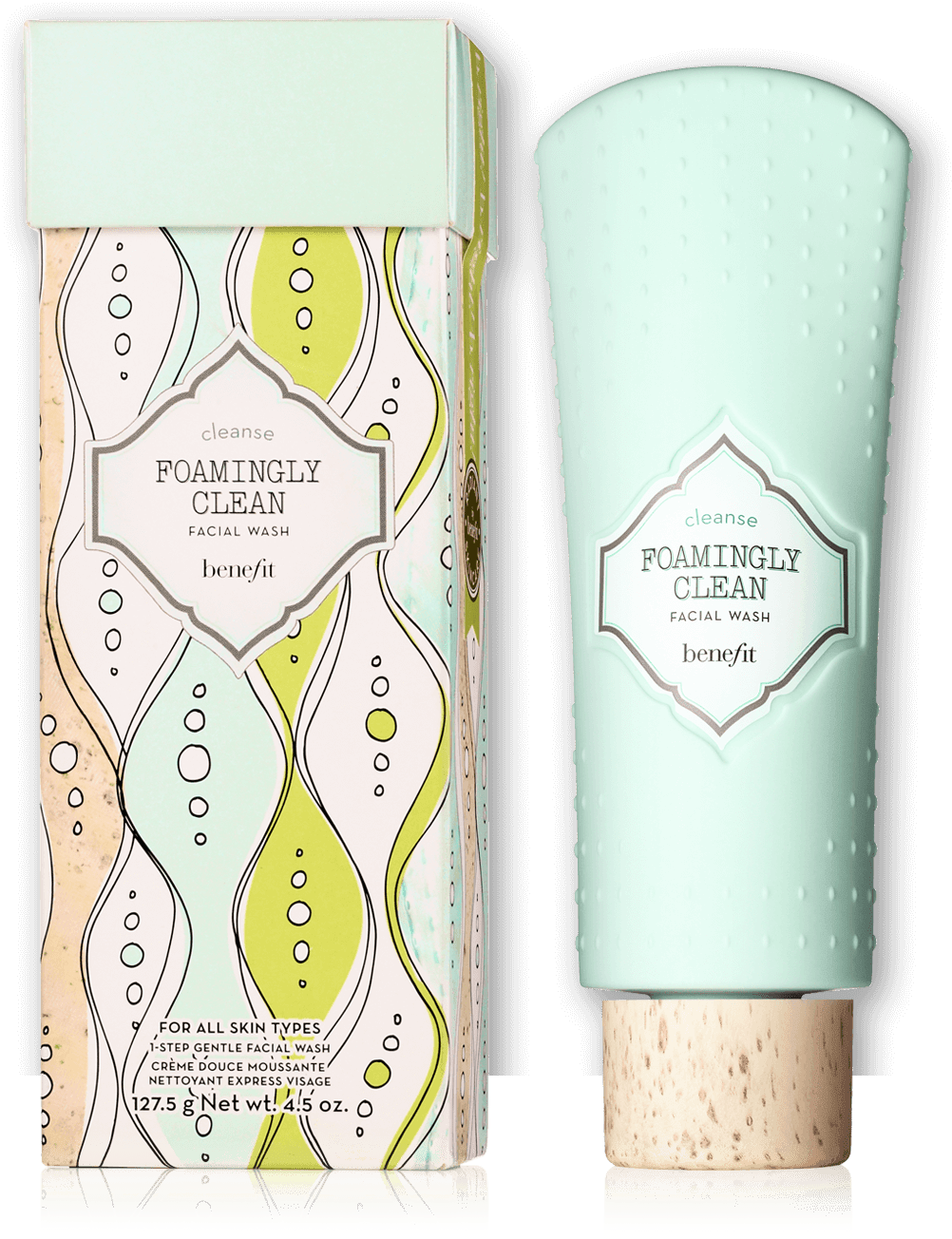 Foamingly Clean Facial Wash - Benefit Cosmetics Face Wash (1220x1380), Png Download