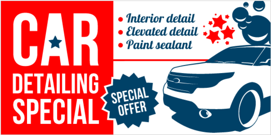 Special Offer Auto Detailing Vinyl Banner With Stars - Motivational Workout Quotes (560x560), Png Download