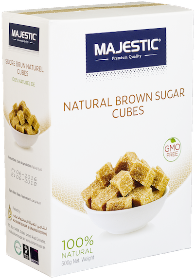 Natural Brown Sugar Cubes 500g - Dish (500x658), Png Download
