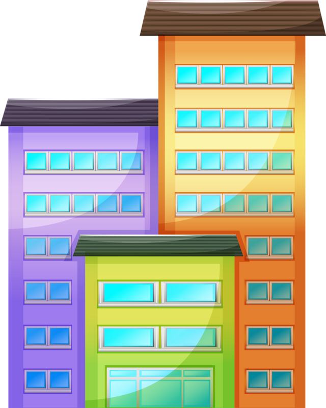 Яндекс - Фотки - Low Building Clipart (640x800), Png Download