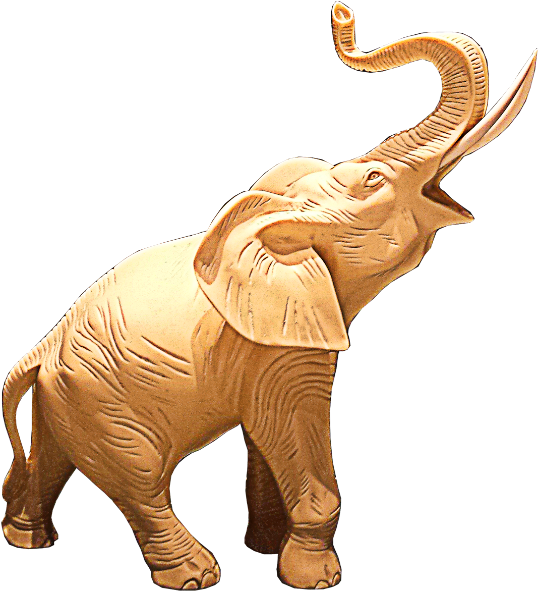 Elefante-escultura - Escultura De Elefante Png (1294x1353), Png Download