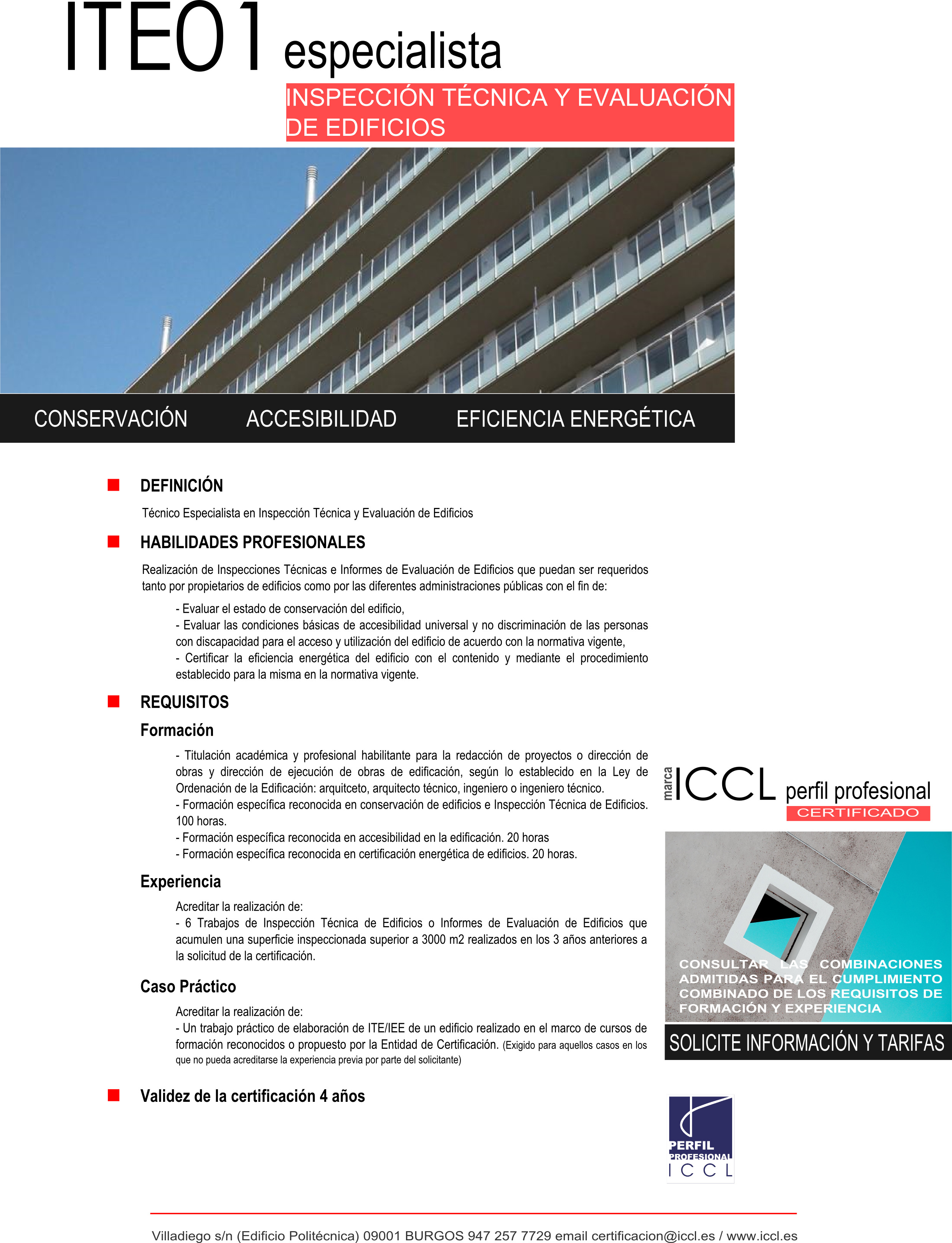 Ite Iee01 Técnico Especialista En Inspección Técnica - Ficha Tecnica De Edificios (2481x3240), Png Download
