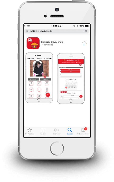 Descargue El App Edificios - Iphone (488x763), Png Download