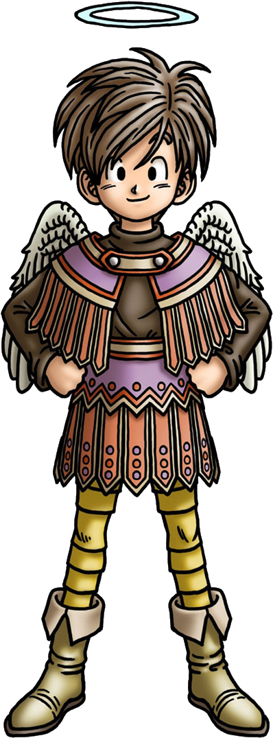 You're Basically An Angel In Dq9 - Dragon Quest 9 Main Character (600x1100), Png Download