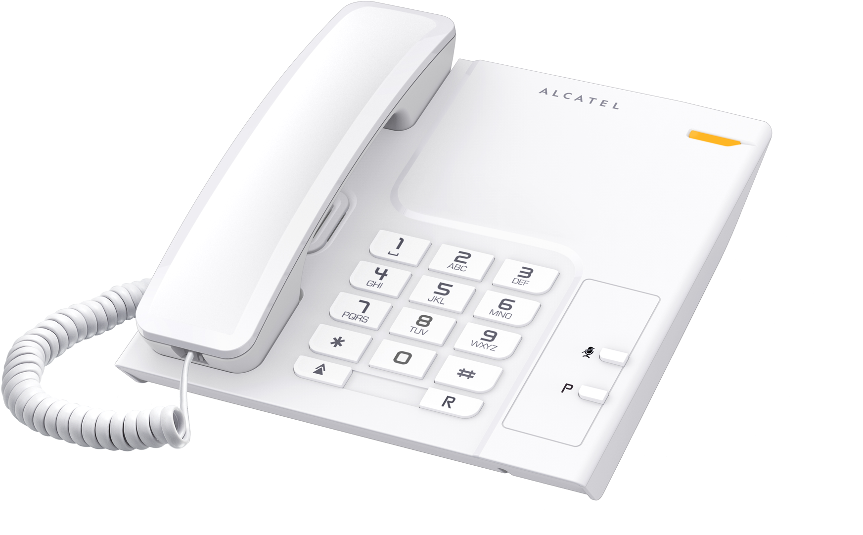Alcatel Phones T26 White Picture - Alcatel T56 Corded Phone (2000x1890), Png Download