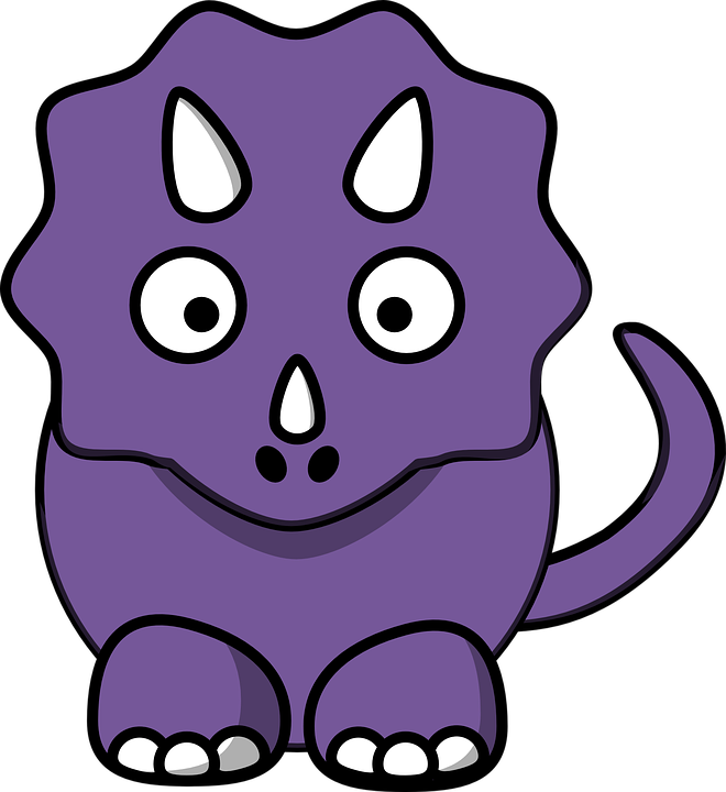 Cute Brain Cliparts 5, Buy Clip Art Cartoon - Cartoon Dinosaurs (660x720), Png Download