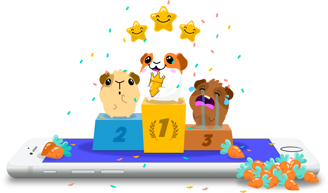 Challenge Your Friends - Cartoon (1244x701), Png Download