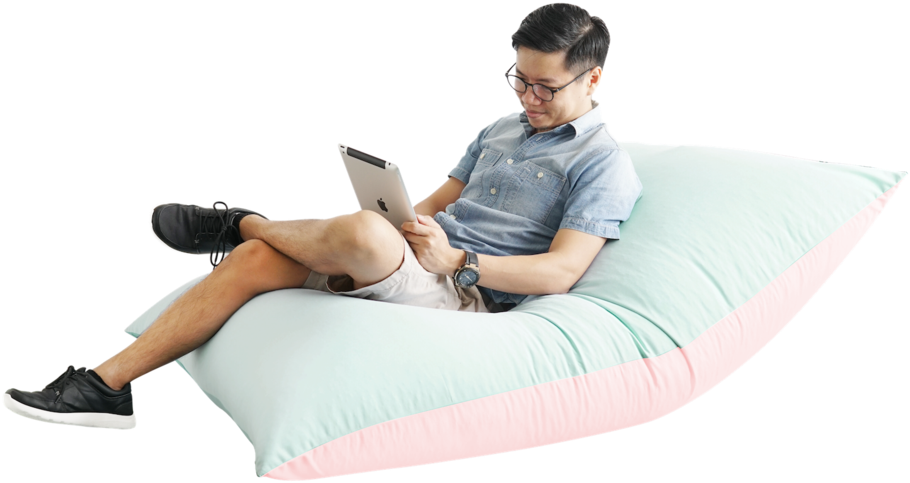 Doobsta' Bean Bag Macaron Series - Bean Bag Chair (1023x682), Png Download