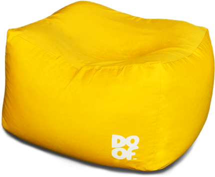Pepe Pod - Yellow - Bean Bag Chair (600x600), Png Download