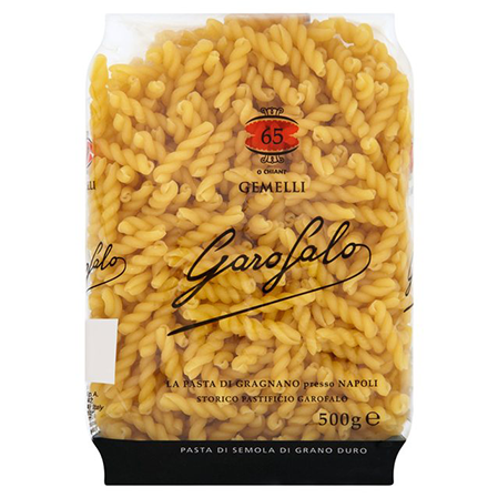 Pasta 500g - Garofalo Gemelli 500g (600x600), Png Download