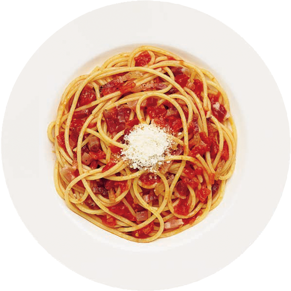 Bucatini All' Amatriciana - Capellini (600x600), Png Download