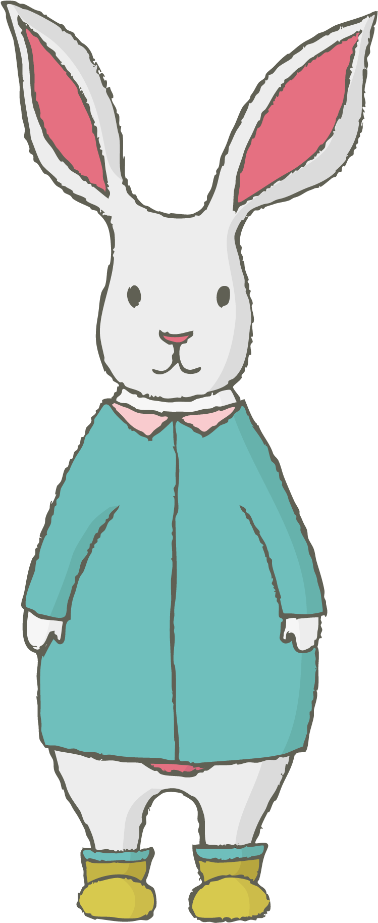 Domestic Easter Bunny European Ohio State University (868x1904), Png Download