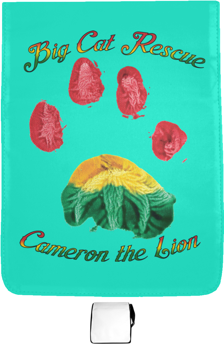 Cameron Lion Paw Print Sb210 Medium Shoulder Bag - Illustration (1155x1155), Png Download