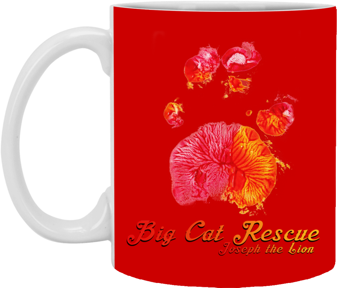 Joseph The Lion Paw Print Xp8434 11 Oz - Mug (1155x1155), Png Download