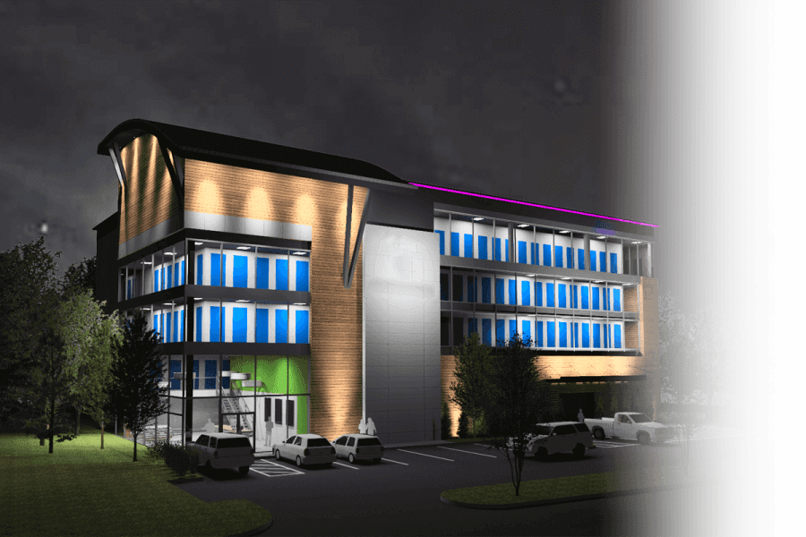 Full - Commercial Building (900x600), Png Download