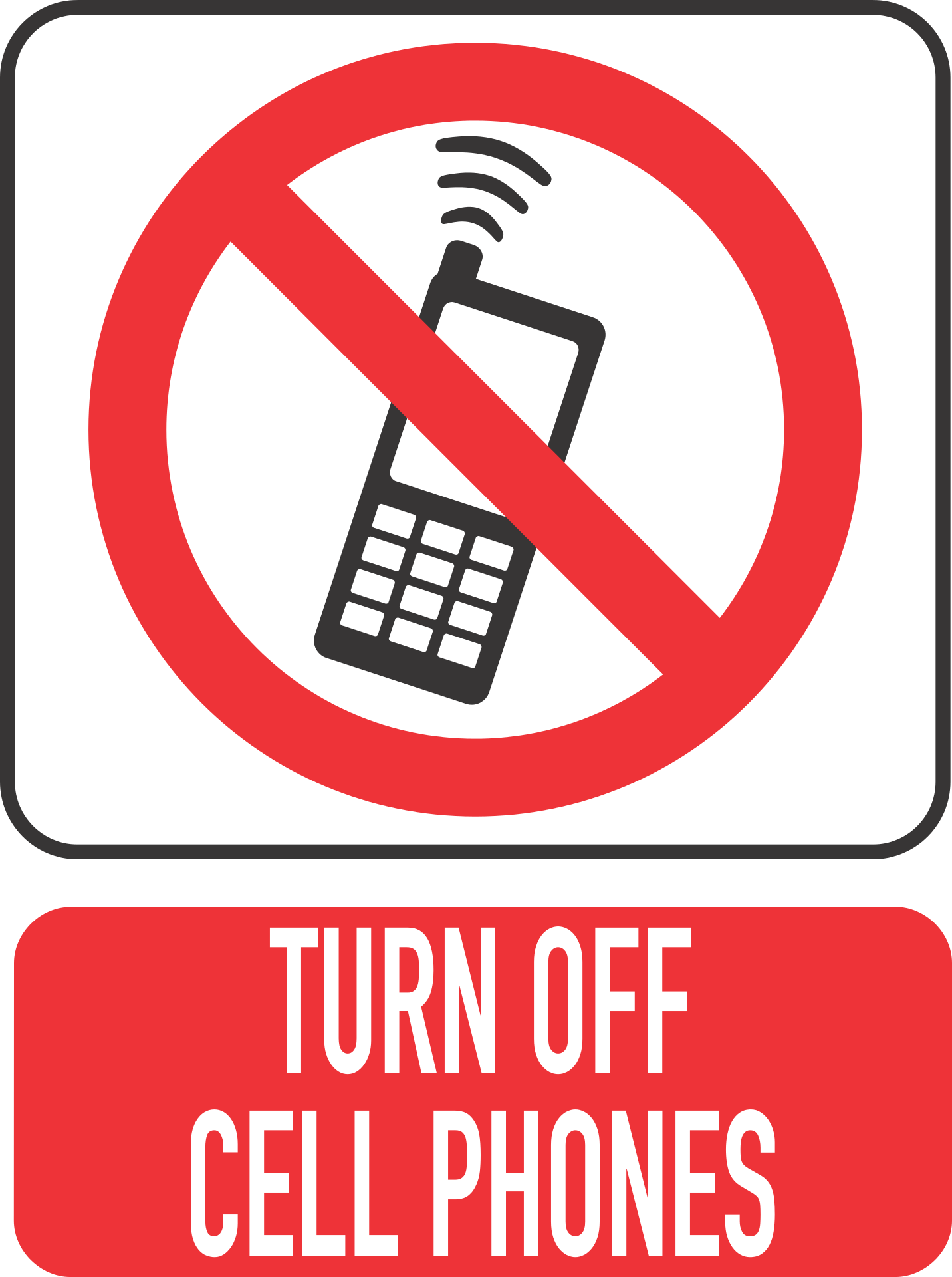 Phone Off (1432x1920), Png Download