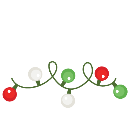 Christmas Lights Svg Scrapbook Cut File Cute Clipart - Christmas Day (432x432), Png Download